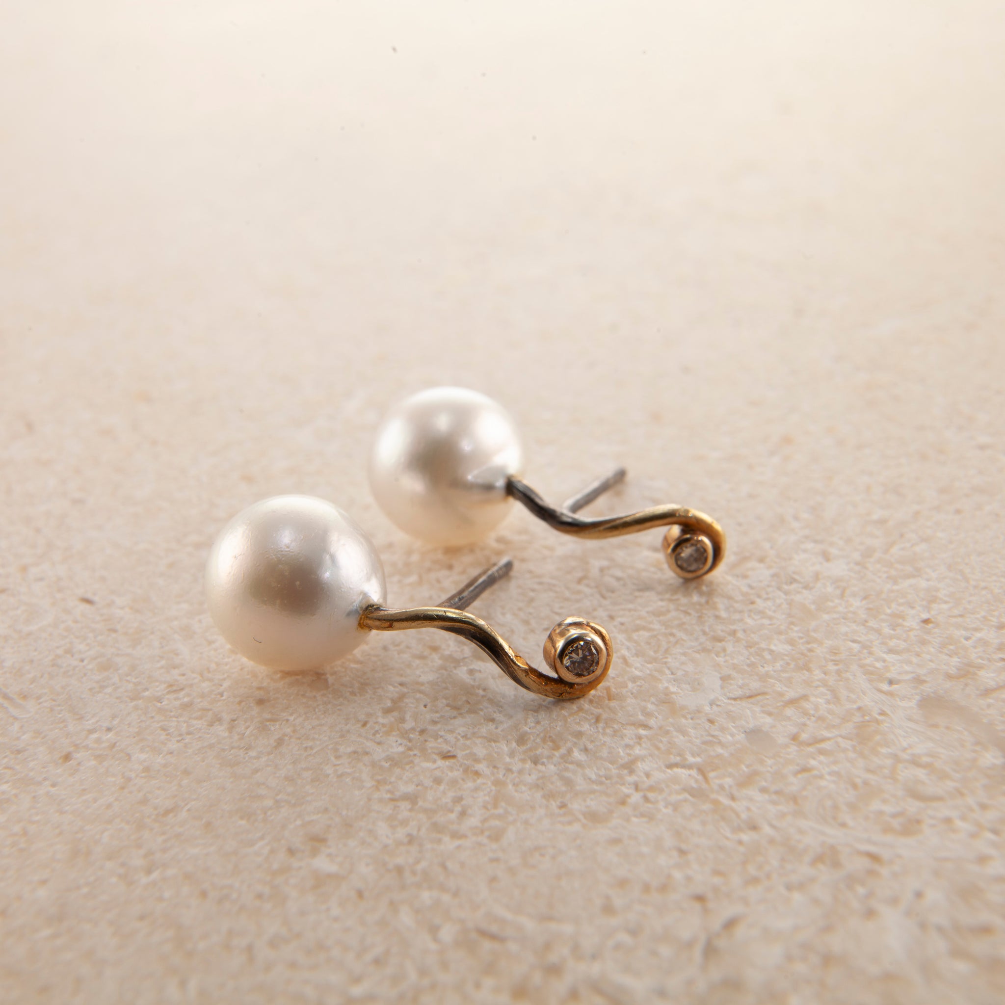 Seafire sølv øreringe