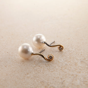 Seafire sølv øreringe