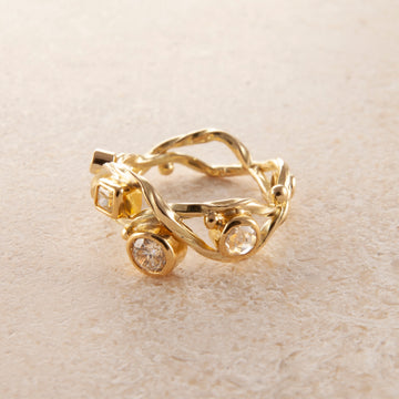Seafire Gold Ring