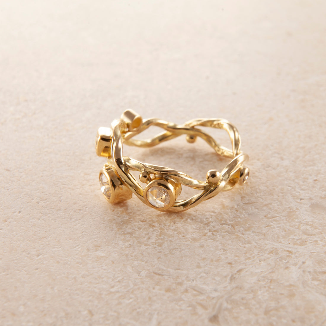 Seafire Guld Ring