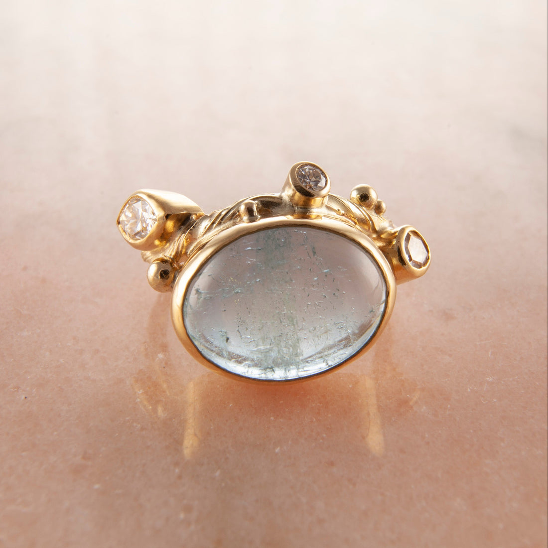 Seafire Gold Ring