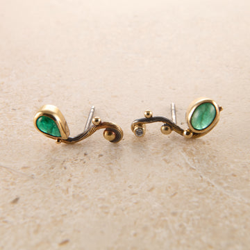 Seafire Silver earrings