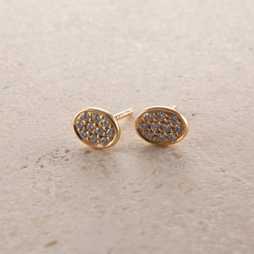 Pavé Diamond Earrings