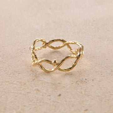 Seafire Gold Ring