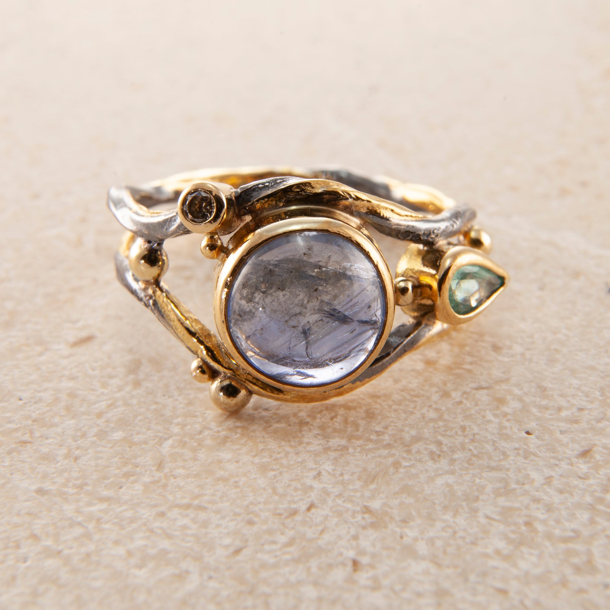 Dobbelt Seafire Sølvring