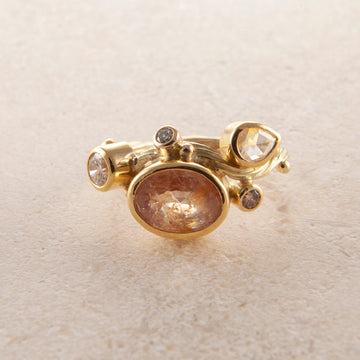 Seafire Gold Ring
