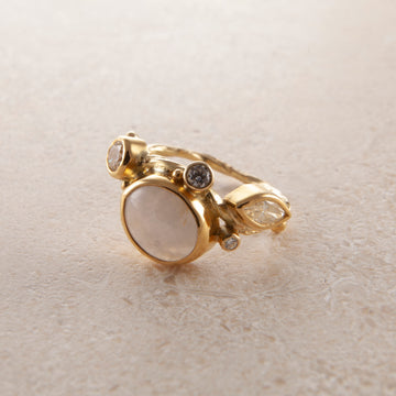 Seafire Gold Ring