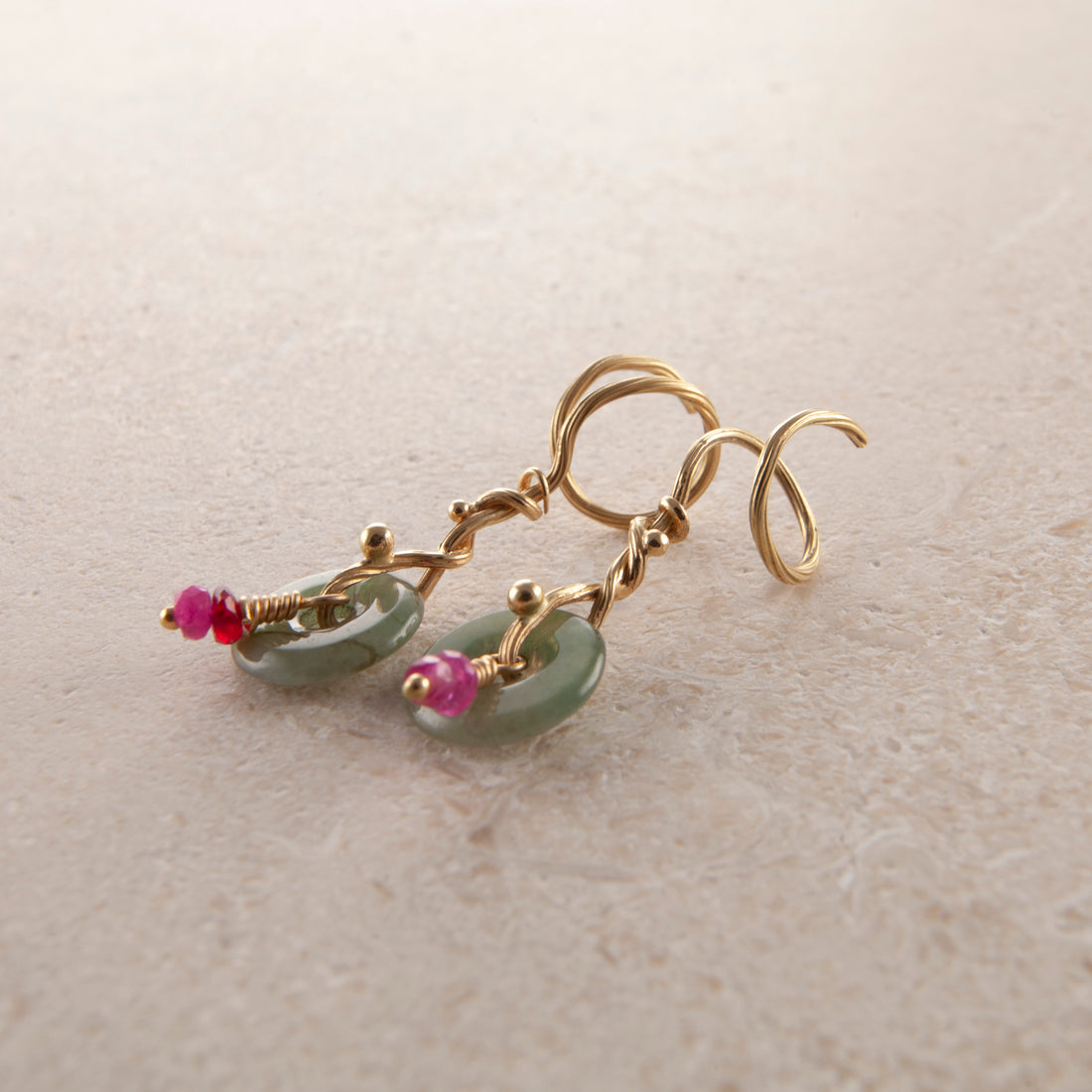 Spiral Seafire øreringe