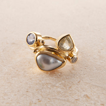 Seafire Gold Ring