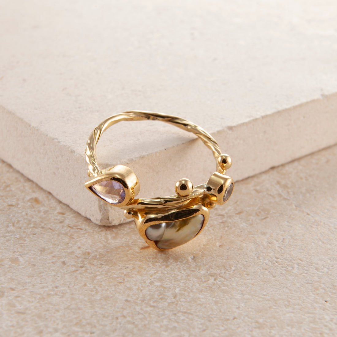 Seafire Guld Ring 