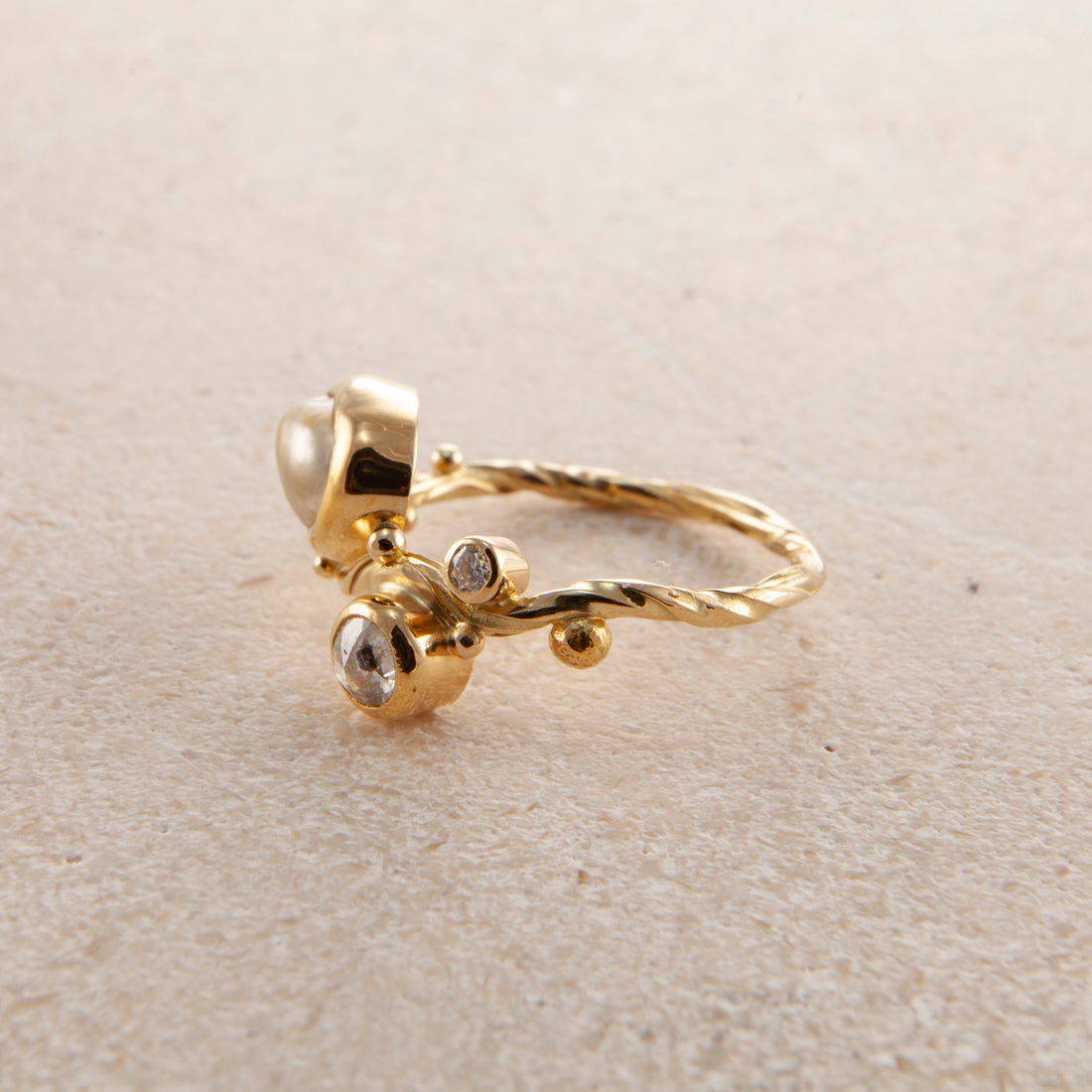 Seafire Gold Ring