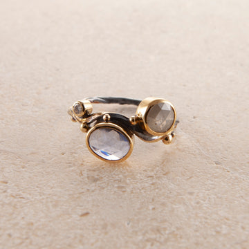 Seafire Silver Ring