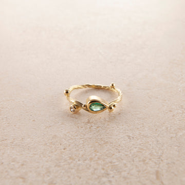 Seafire Guld Tip Ring