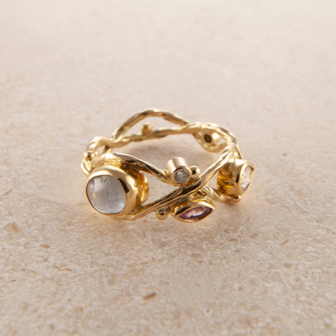 Seafire Gold Ring