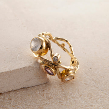 Seafire Gold Ring 