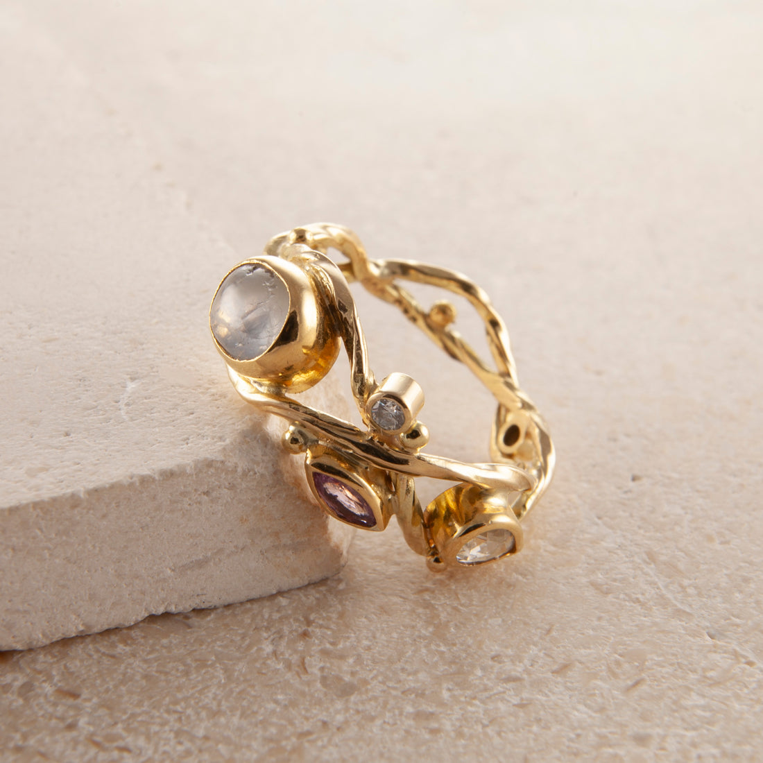 Twisted Seafire Engagement/ Wedding Ring