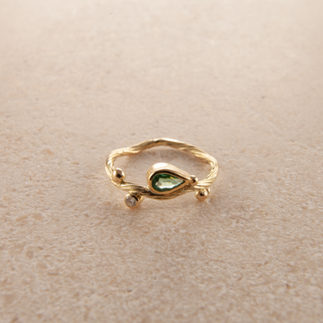 Seafire Guld Tip Ring