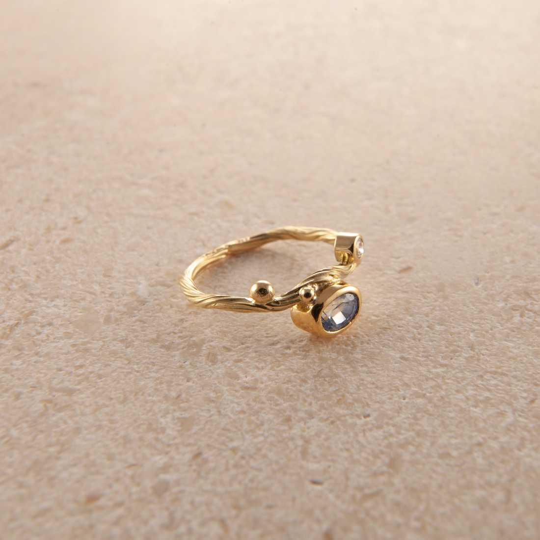 Seafire Guld Tip Ring