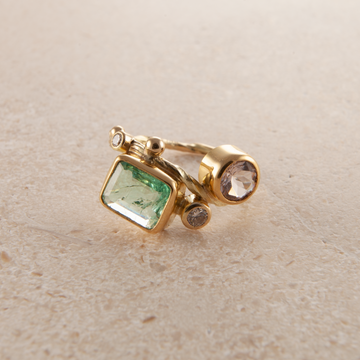 Sesfire Guld Ring