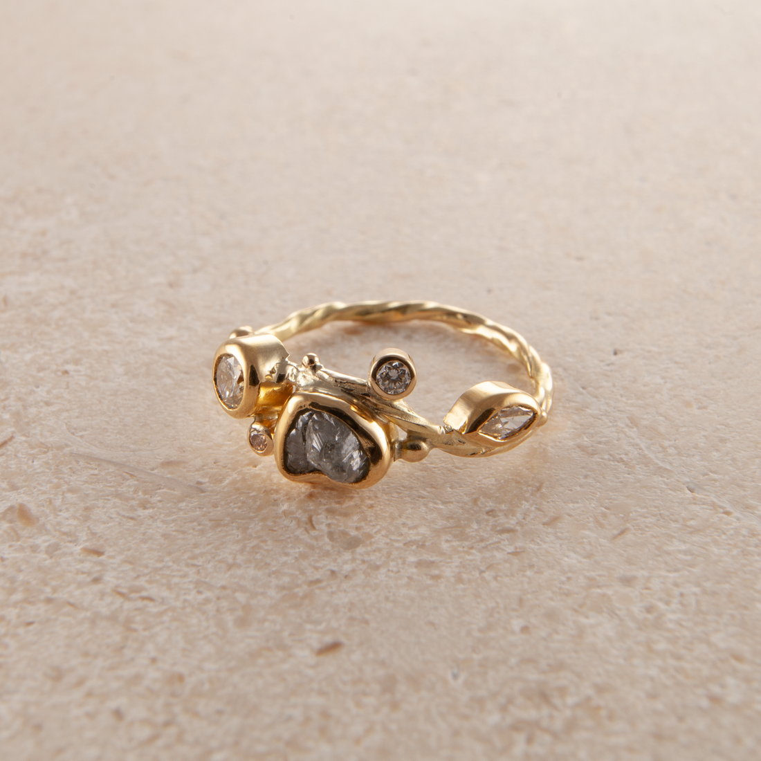 Seafire Gold Ring
