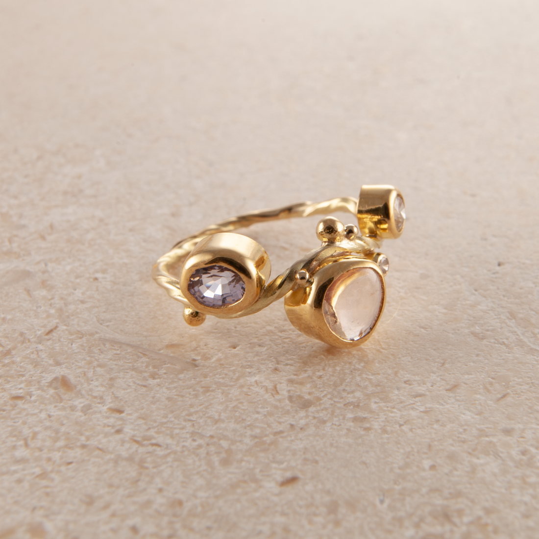 Seafire Gold Ring