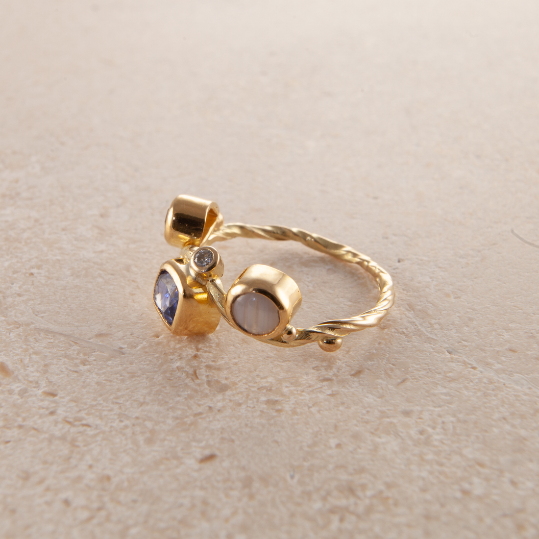 Seafire Gold Ring