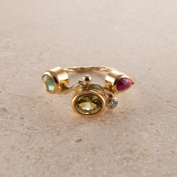 Seafire Guld Ring