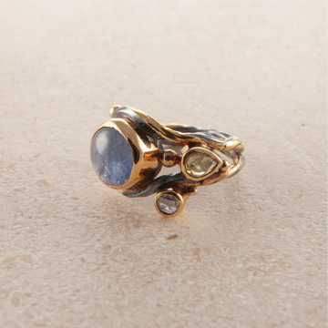 Double Seafire Silver Ring