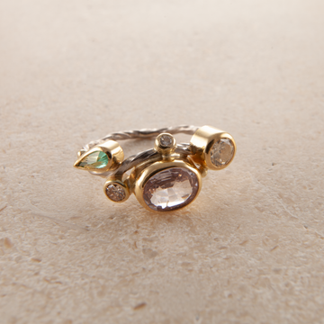 Seafire Guld Ring
