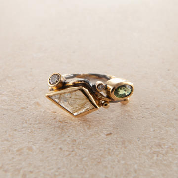 Seafire Silver Ring