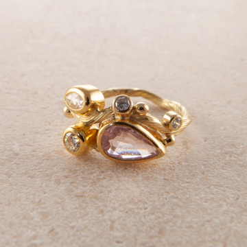 Seafire Guld Ring