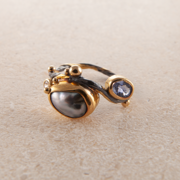 Seafire Sølv Ring