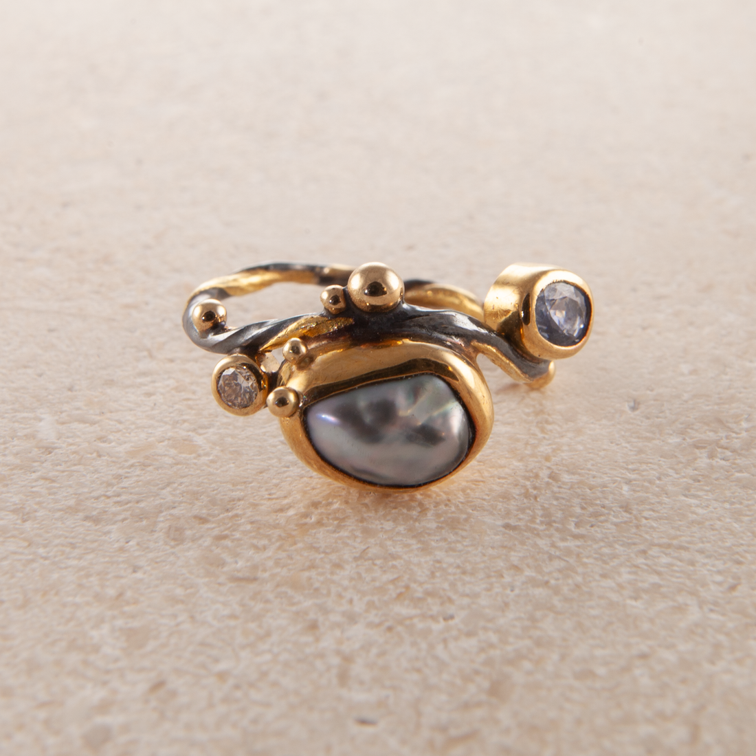 Seafire Sølv Ring