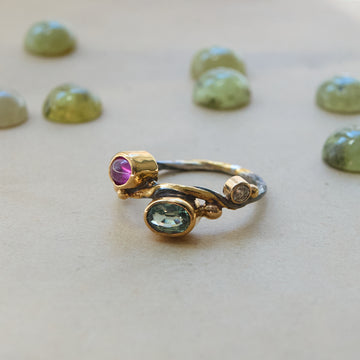 Seafire Silver Ring