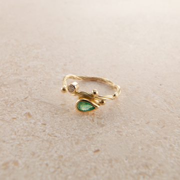 Seafire Guld Tip Ring