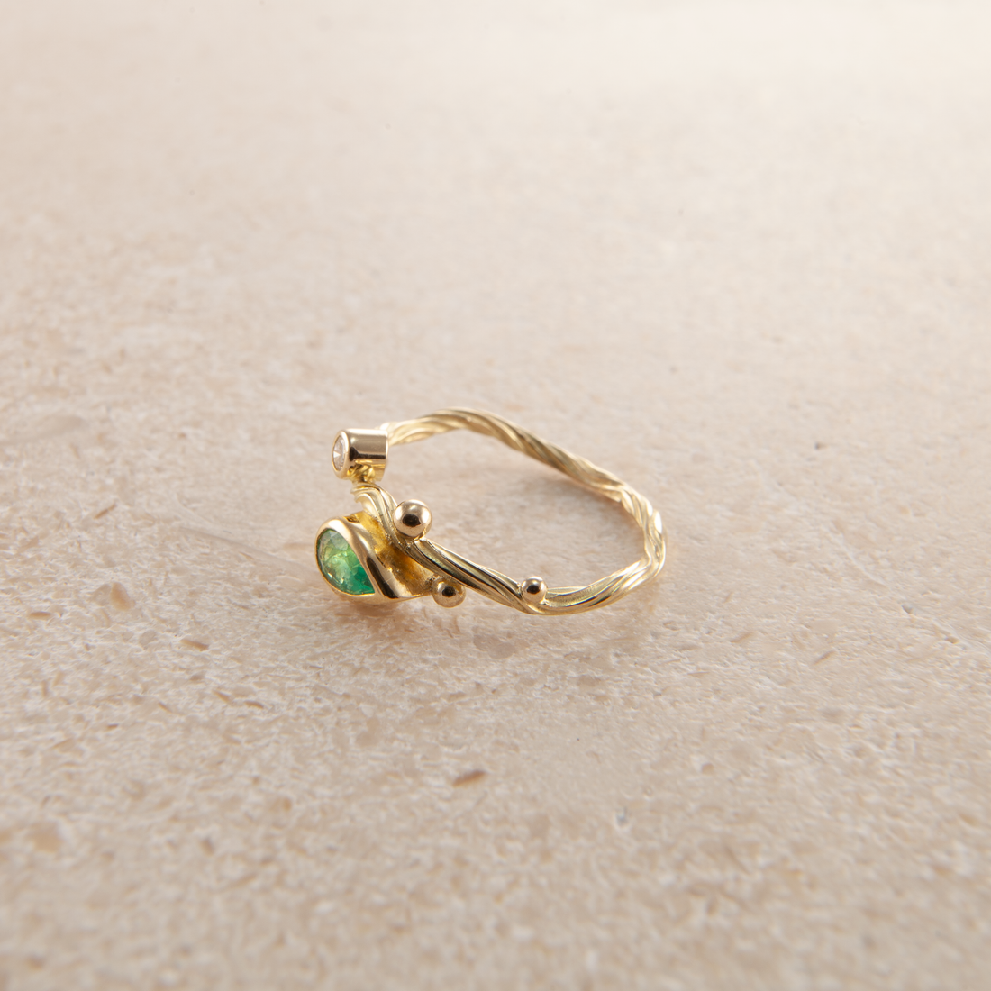 Seafire Gold Phalanx Ring
