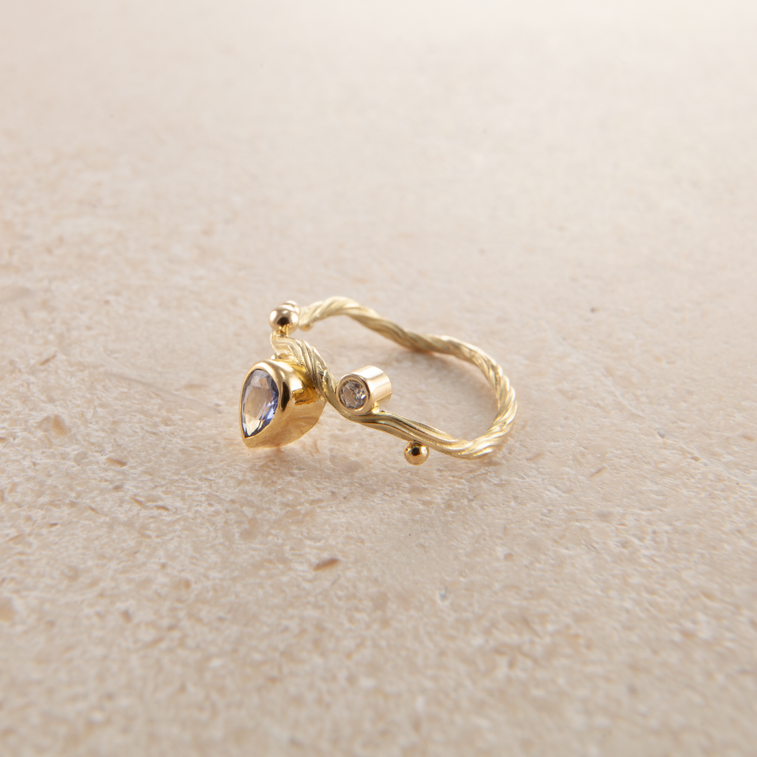Seafire Gold Phalanx Ring