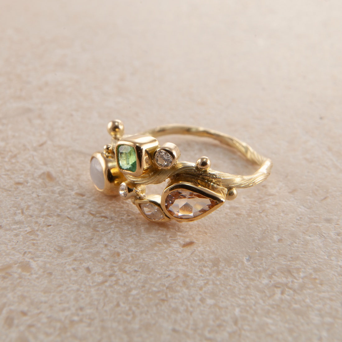 Seafire Guld Ring 