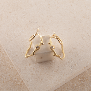 Tallulah Gold earrings medium