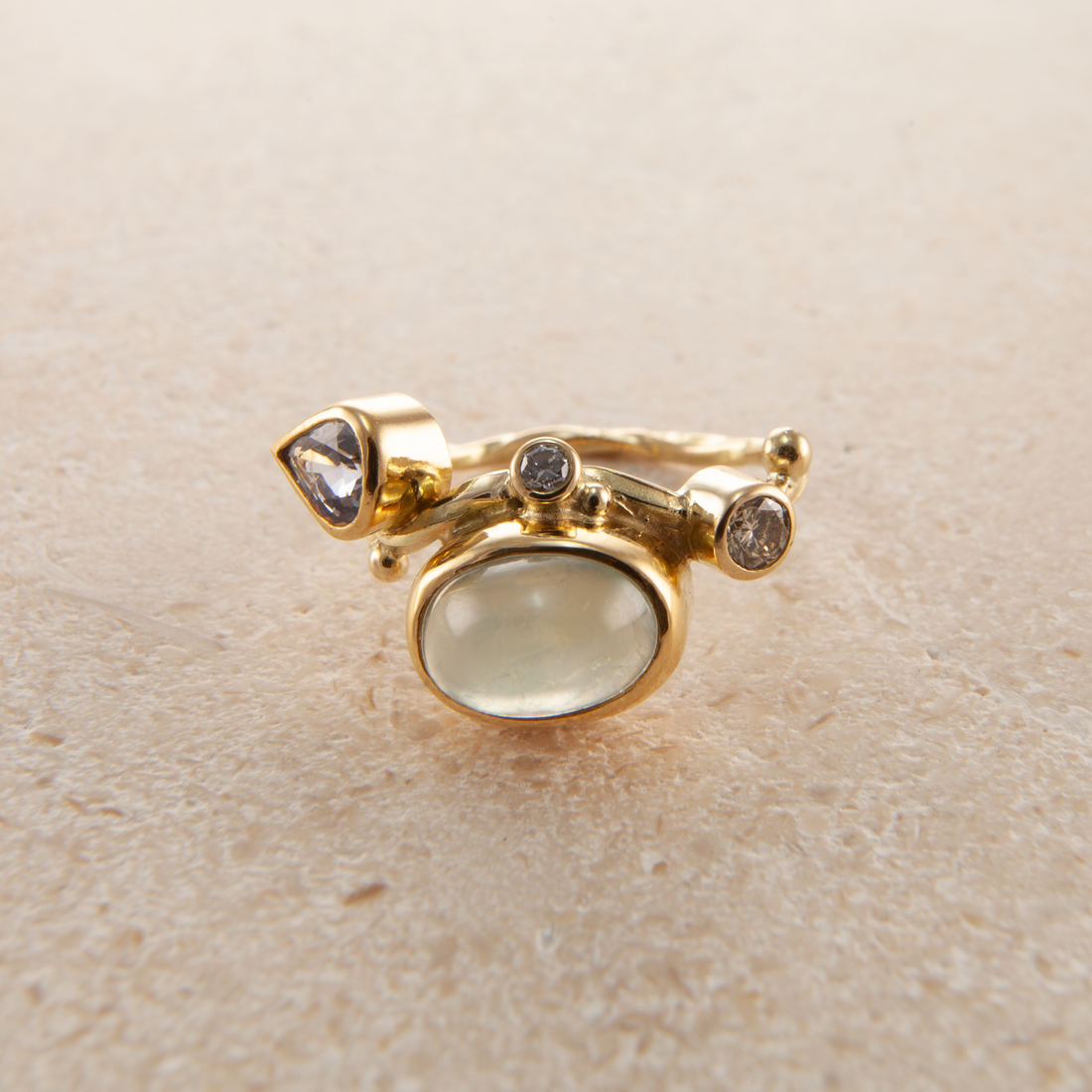 Seafire Guld Ring