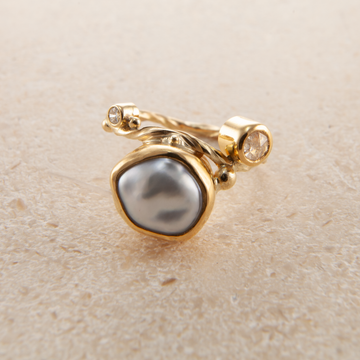 Seafire Gold Ring