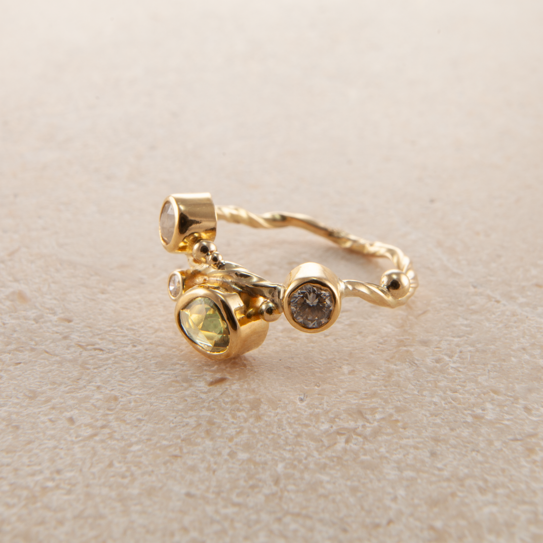 Seafire Guld Ring 