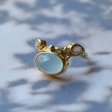Seafire gold ring