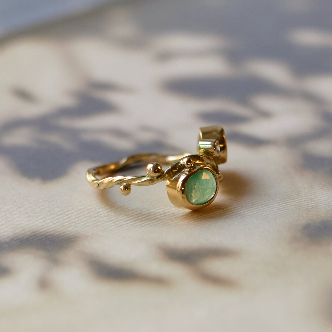 Seafire Guld Ring