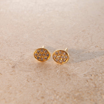 Pave Diamond Earrings