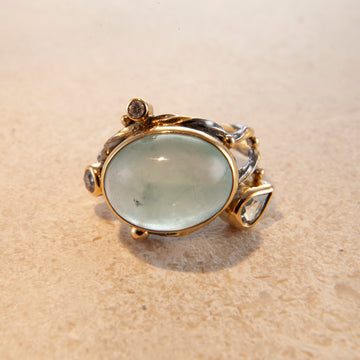 Dobbelt Seafire sølvring