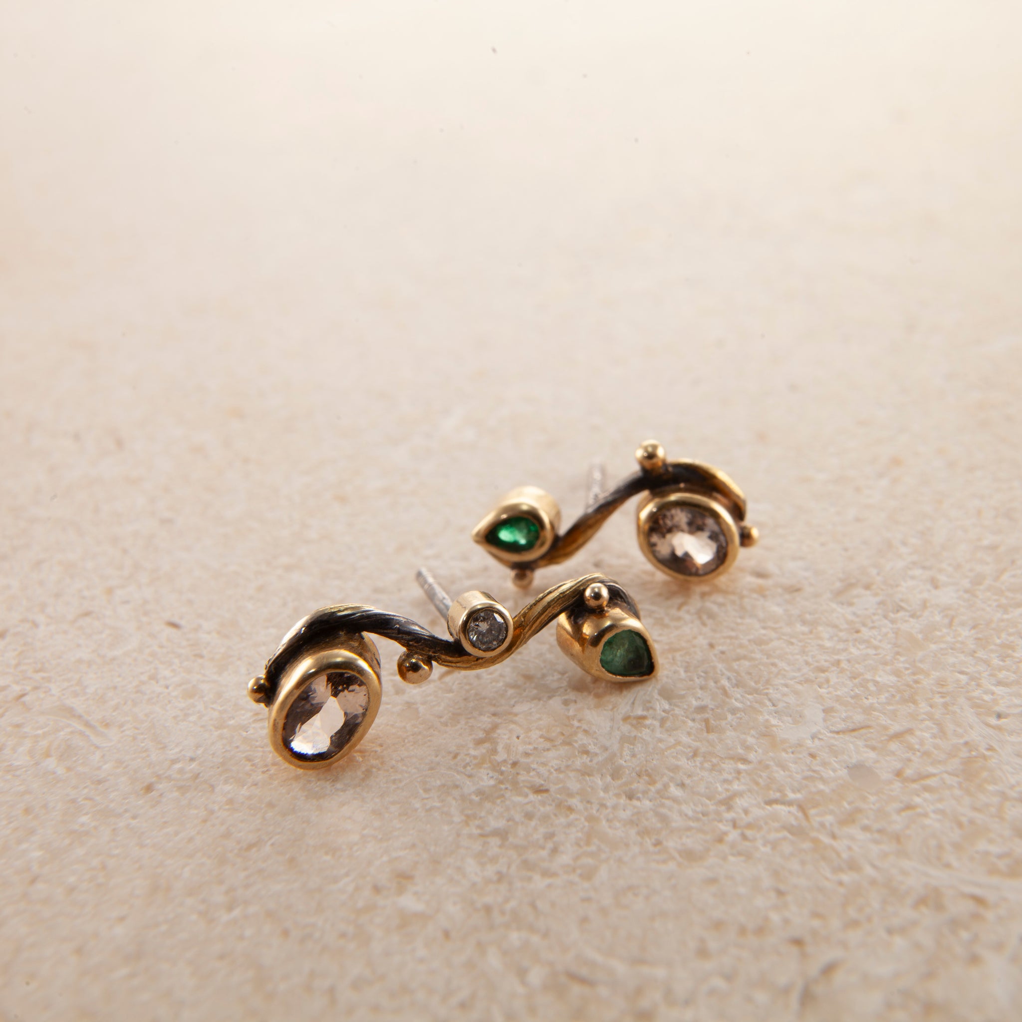 Seafire sølv øreringe