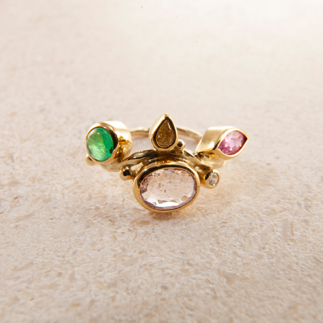 Seafire Guld Ring