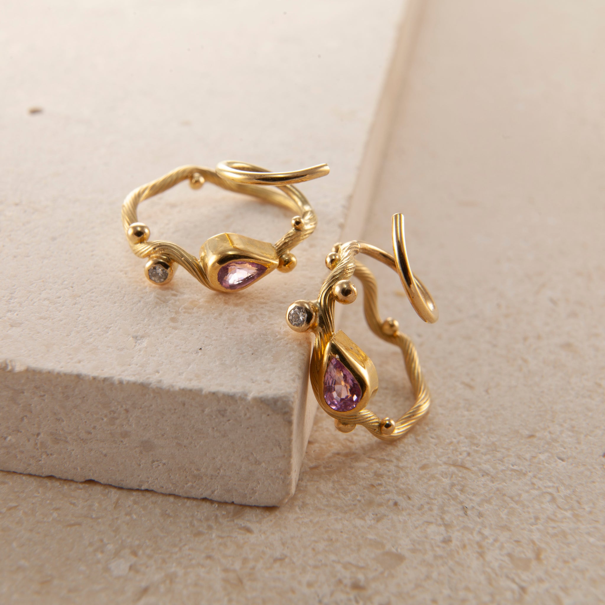 Tallulah gold hoops small