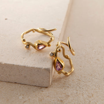 Tallulah gold hoops small